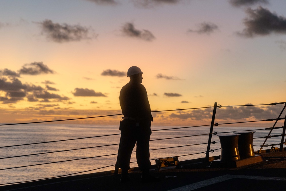USS Ralph Johnson (DDG 114) Arrives in Diego Garcia