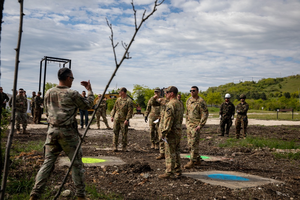 KFOR RC-E engineers and aviation team up to complete obstacle course project at Camp Vrelo