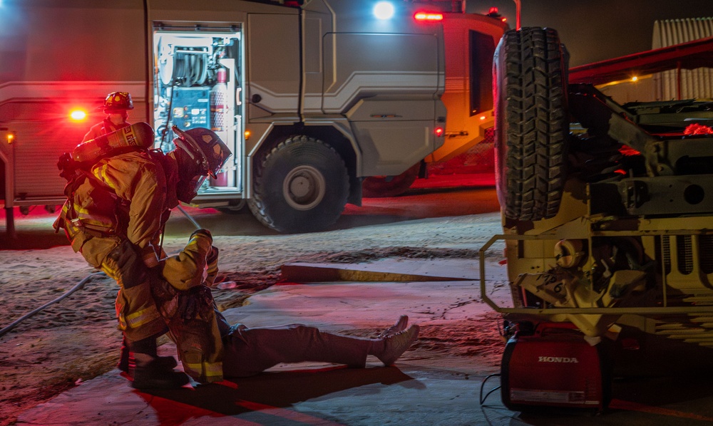 378th AEW first responders conduct mass-casualty exercise