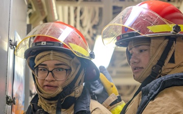 General Quarters Drill aboard USS Ralph Johnson