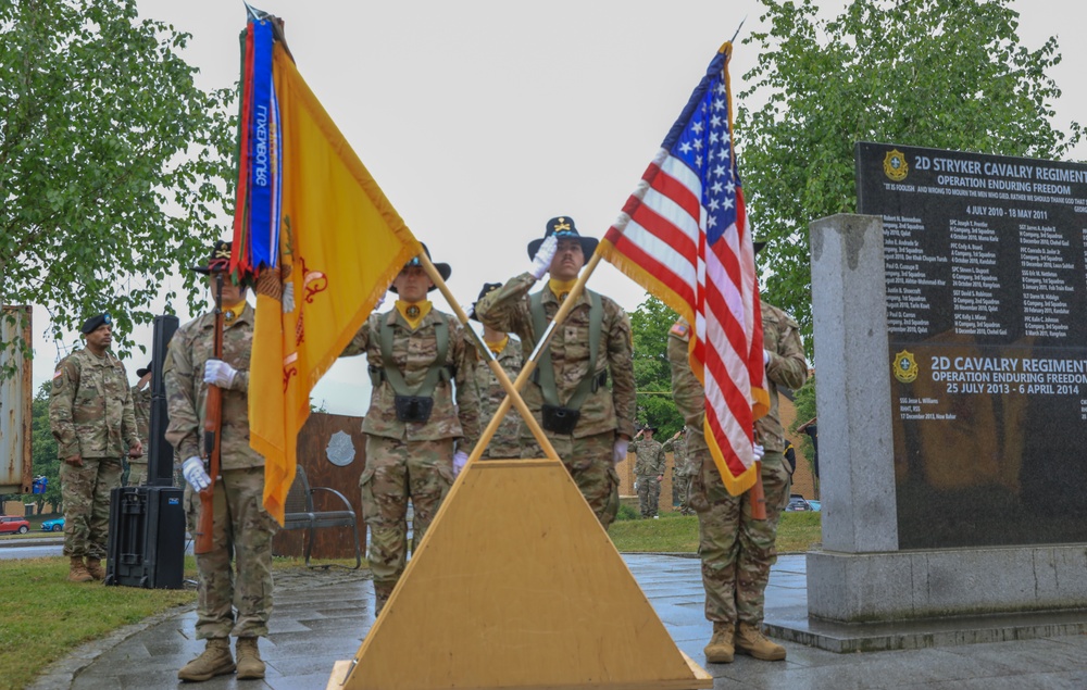2CR Honors Fallen Dragoons in Memorial Day Observance