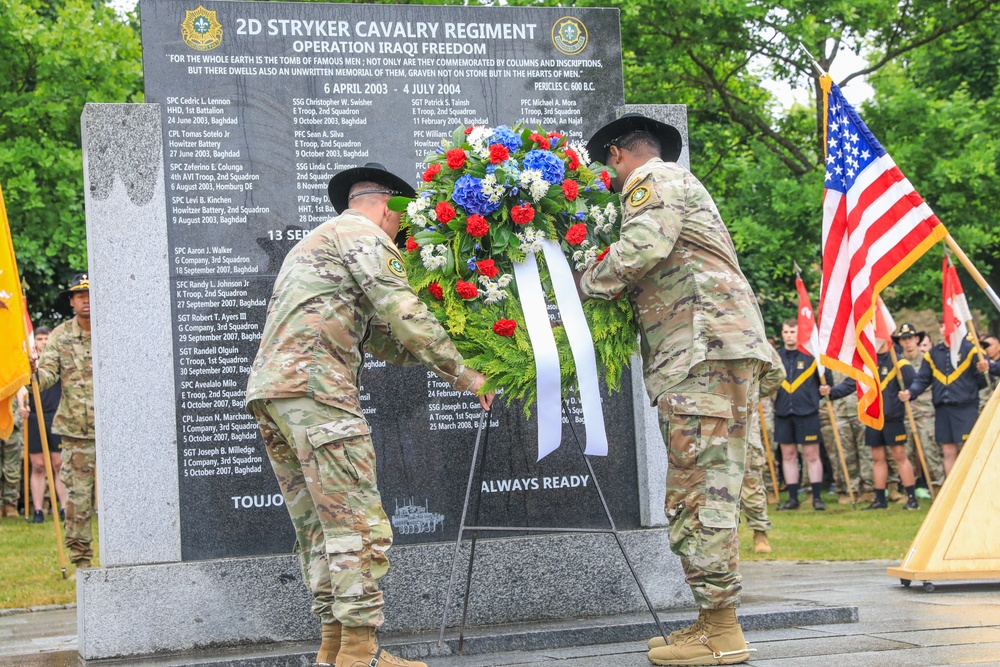 2CR Honors Fallen Dragoons in Memorial Day Observance