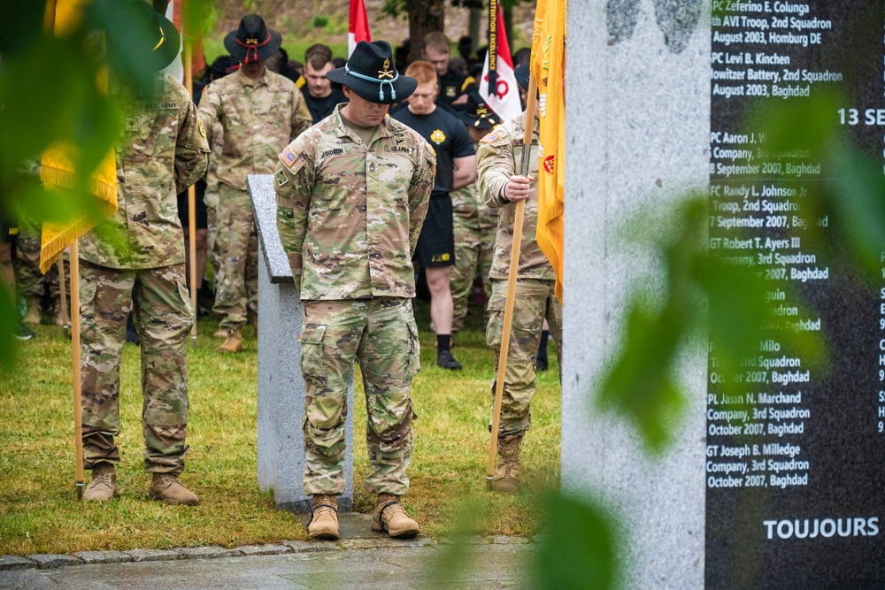 2CR Honors Fallen Dragoons in Memorial Day Observance