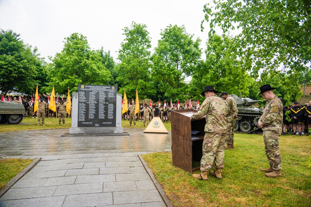 2CR Honors Fallen Dragoons in Memorial Day Observance
