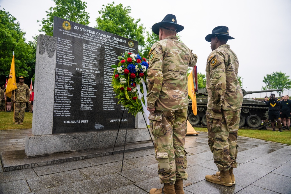 2CR Honors Fallen Dragoons in Memorial Day Observance