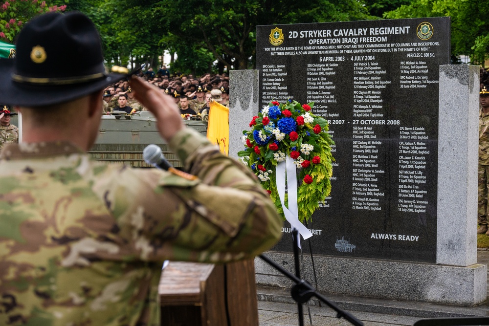 2CR Honors Fallen Dragoons in Memorial Day Observance