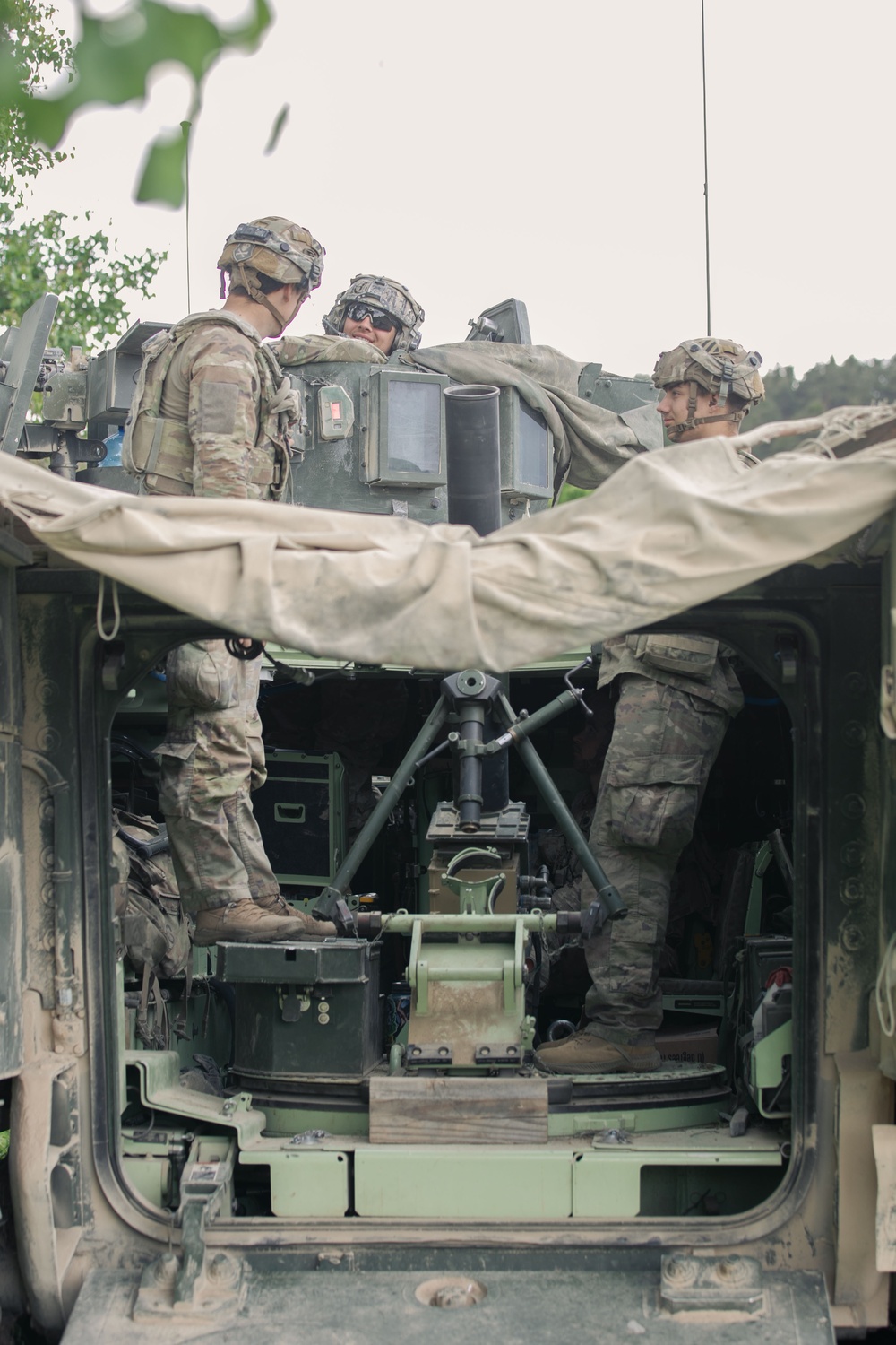 5-7th Cavalry Regiment Fields XM12A7 AMPV During Combined Resolve 25-2
