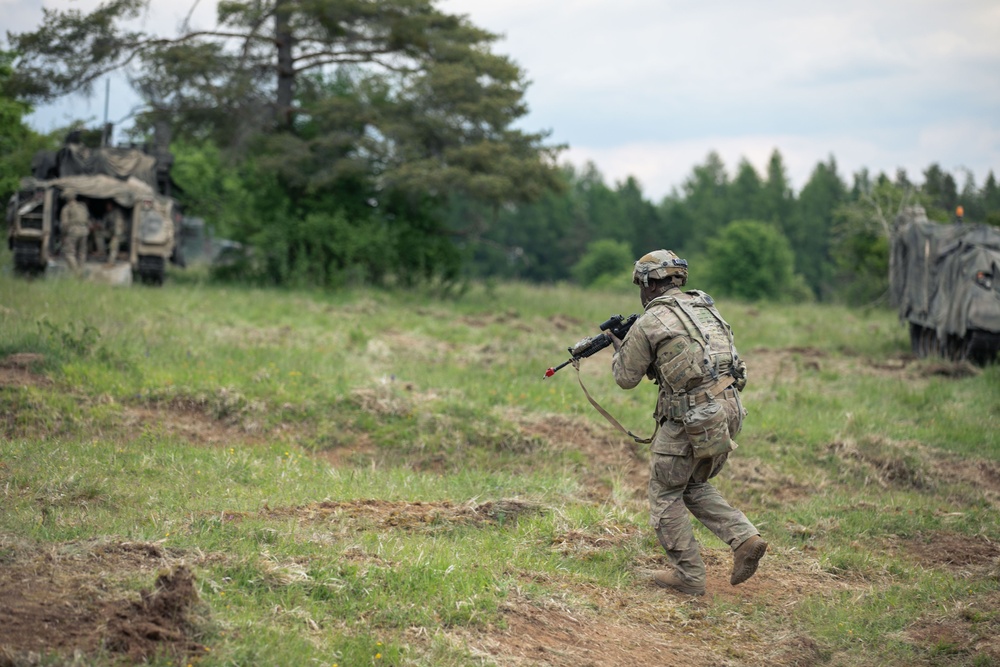 5-7th Cavalry Regiment Performs Casualty Care Training During Combined Resolve 25-2
