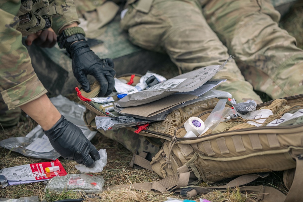 5-7th Cavalry Regiment Performs Casualty Care Training During Combined Resolve 25-2