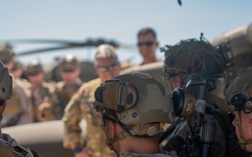 U.S. Marines, Soldiers conduct air mobility and ground defense training