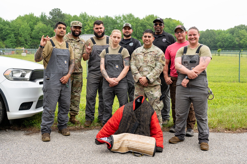 436th SFS MWD Team partner with Worcester County Sheriff’s Office for K-9 TCCC