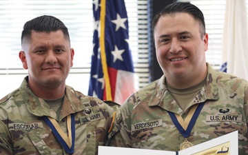 SSG Verdesoto Receives Honorable Order of Saint Martin for Quartermaster Excellence