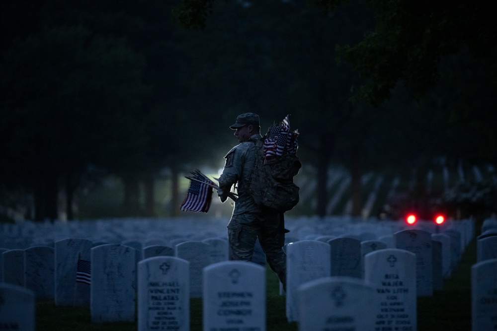 Flags In at Arlington National Cemetery 2025