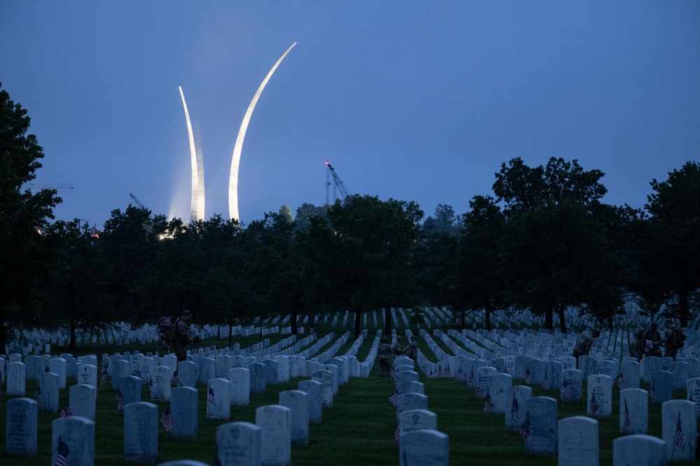 Flags In at Arlington National Cemetery 2025