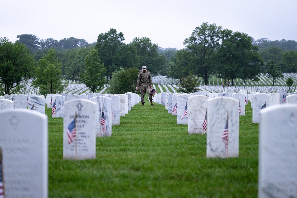 Flags In at Arlington National Cemetery 2025