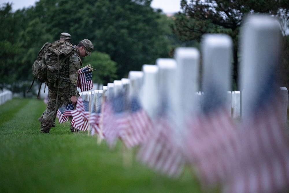 Flags In at Arlington National Cemetery 2025