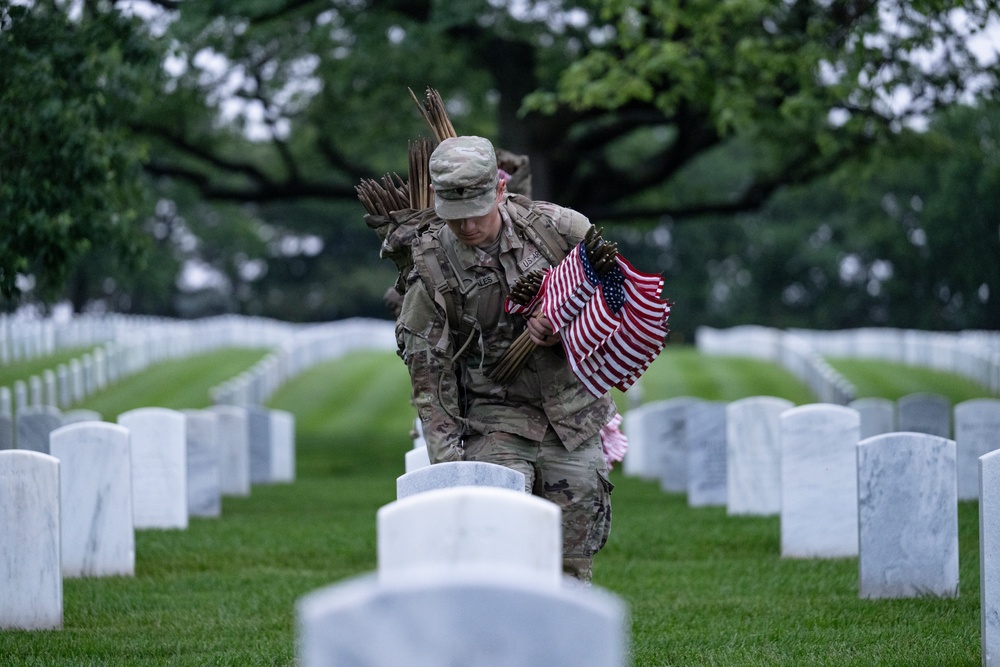 Flags In at Arlington National Cemetery 2025