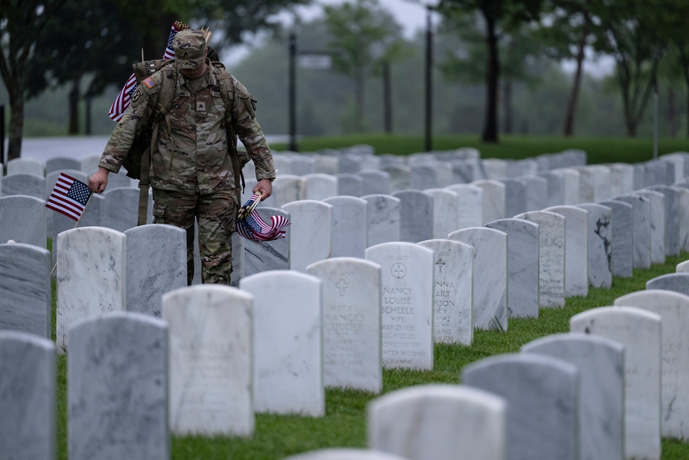Flags In at Arlington National Cemetery 2025