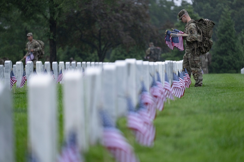 Flags In at Arlington National Cemetery 2025