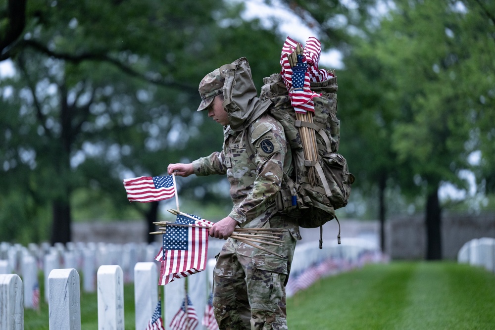 Flags In at Arlington National Cemetery 2025