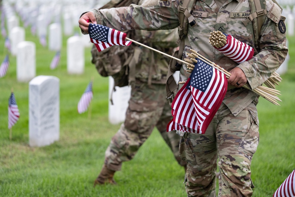 Flags In at Arlington National Cemetery 2025