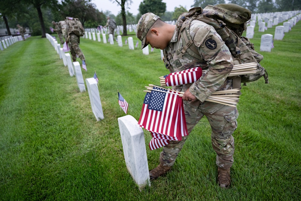 Flags In at Arlington National Cemetery 2025