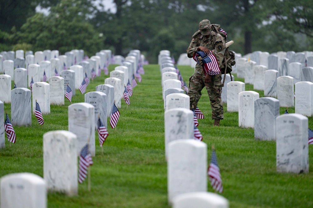 Flags In at Arlington National Cemetery 2025