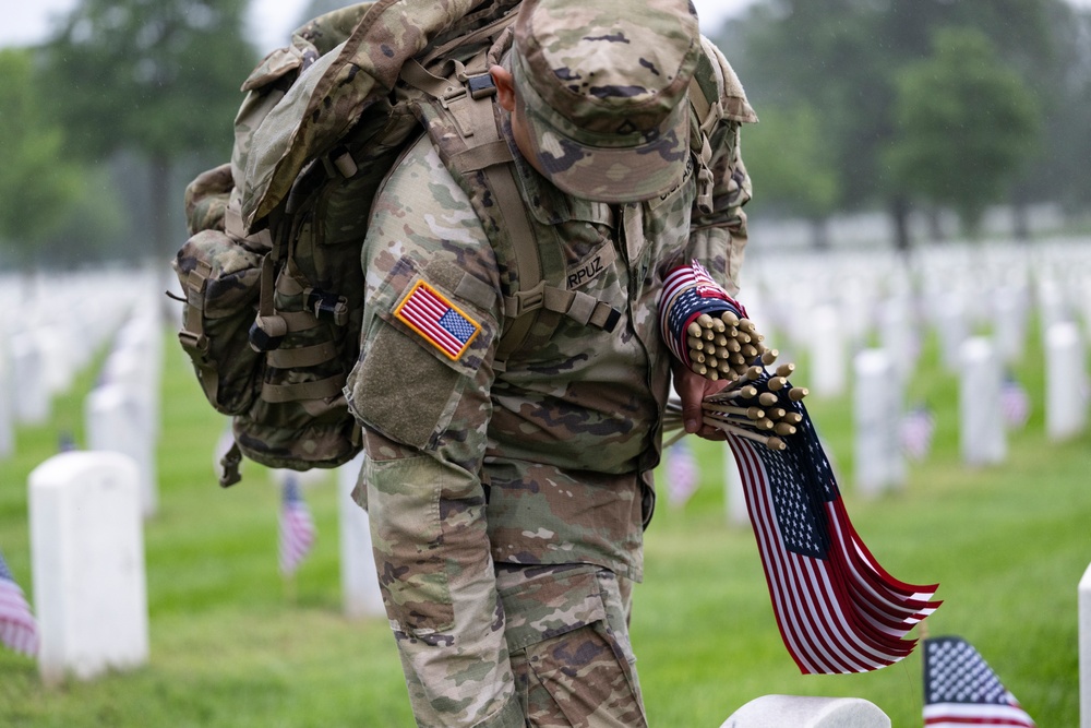 Flags In at Arlington National Cemetery 2025