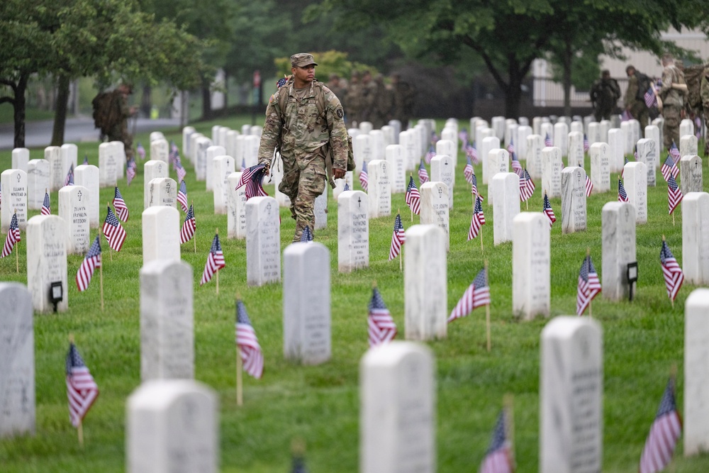 Flags In at Arlington National Cemetery 2025