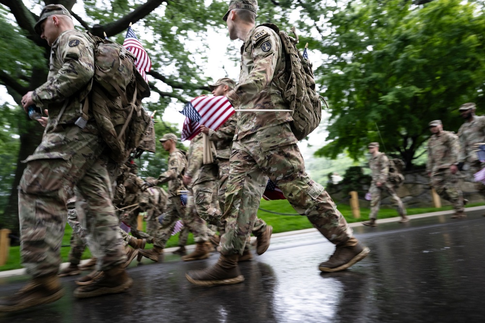 Flags In at Arlington National Cemetery 2025