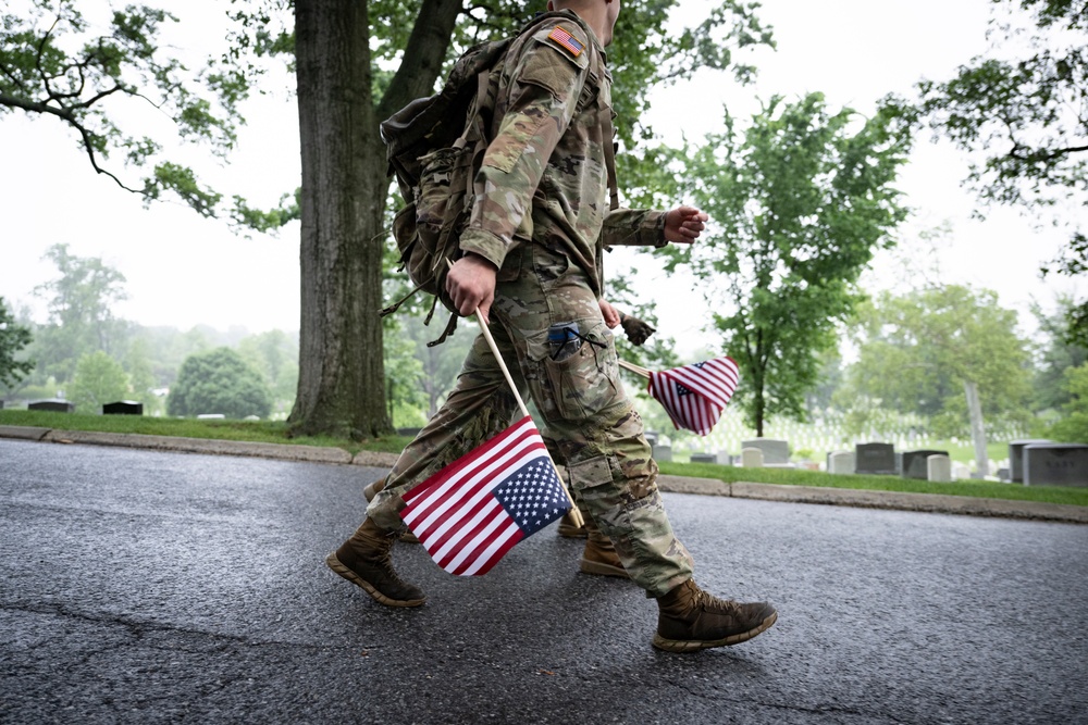 Flags In at Arlington National Cemetery 2025