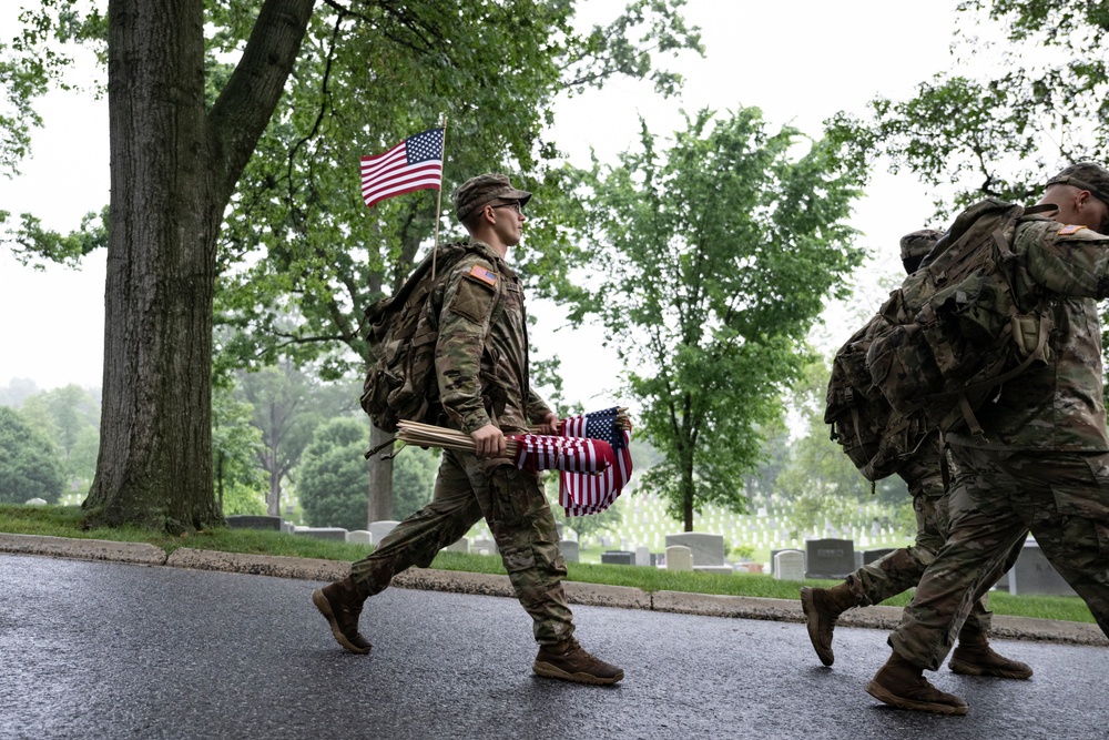 Flags In at Arlington National Cemetery 2025