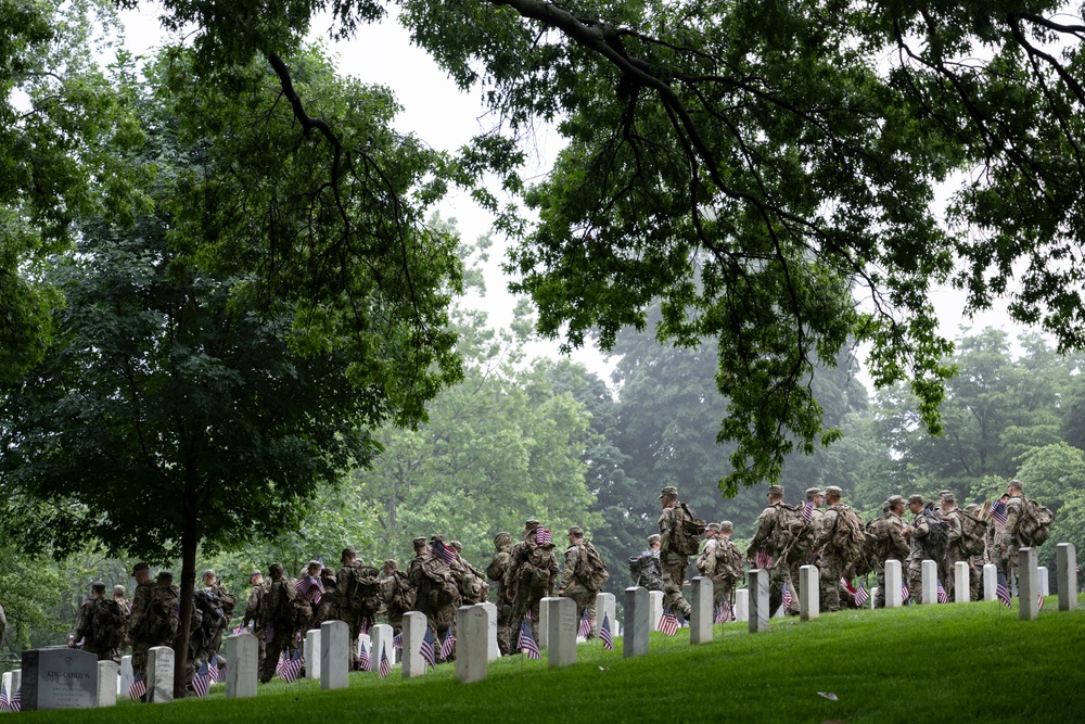 Flags In at Arlington National Cemetery 2025