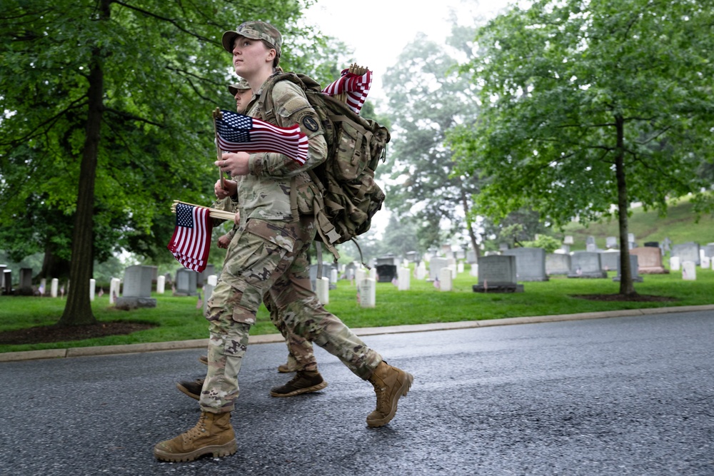 Flags In at Arlington National Cemetery 2025