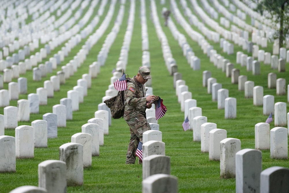 Flags In at Arlington National Cemetery 2025