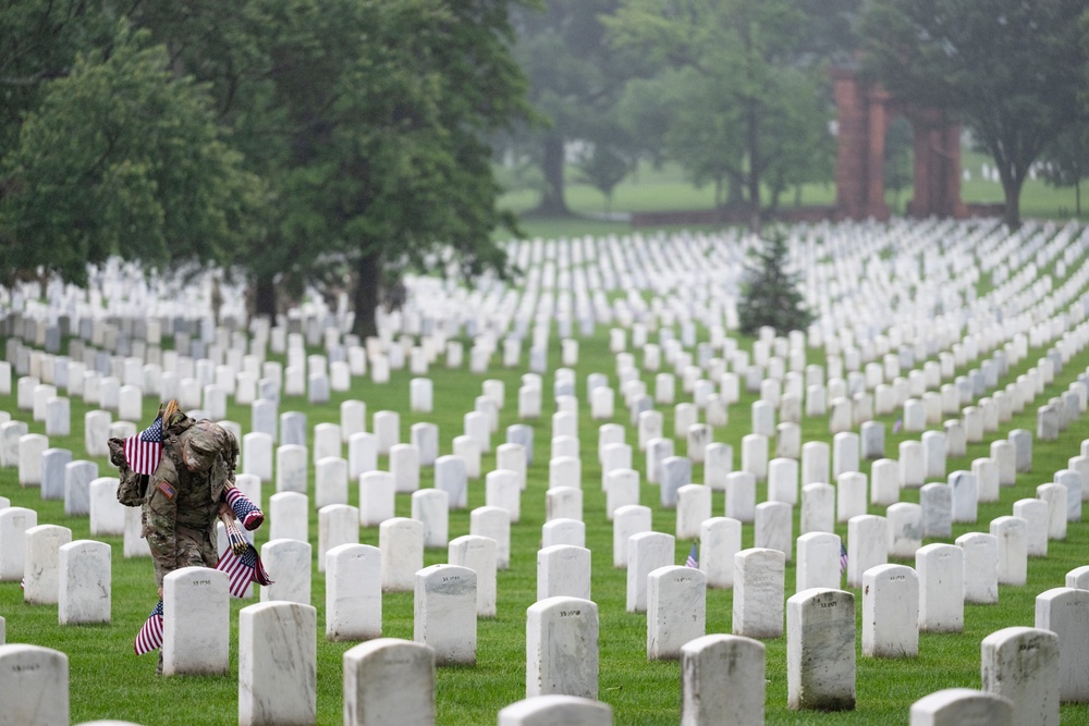 Flags In at Arlington National Cemetery 2025