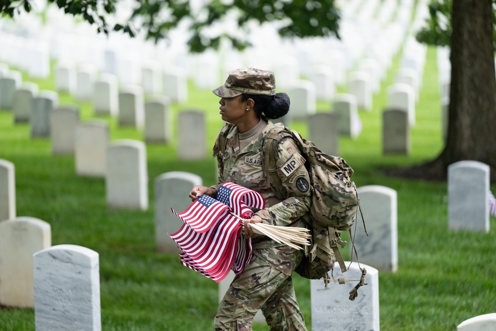 Flags In at Arlington National Cemetery 2025
