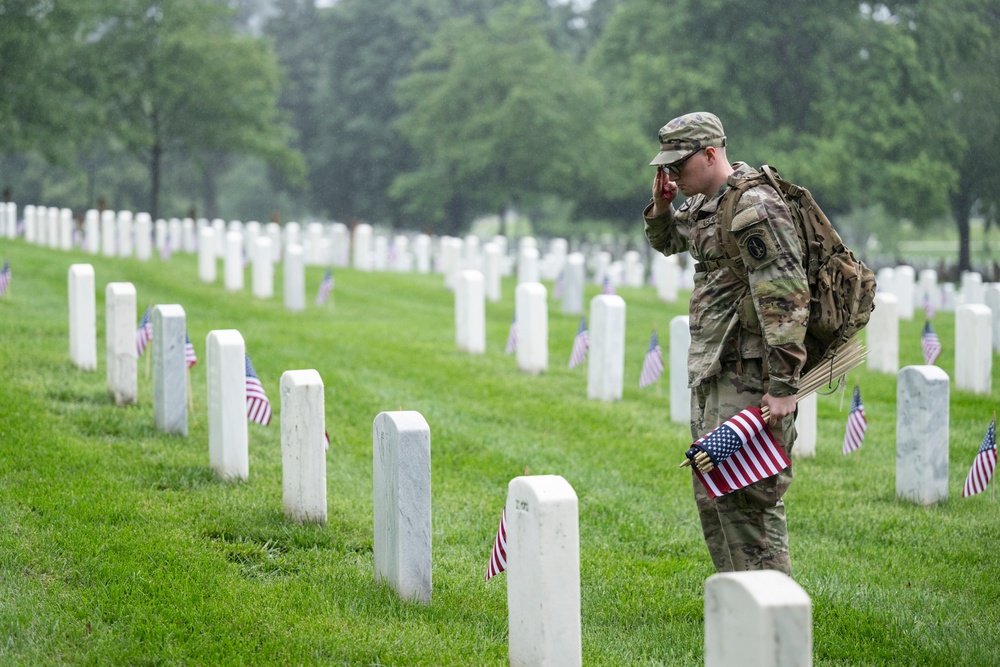 Flags In at Arlington National Cemetery 2025