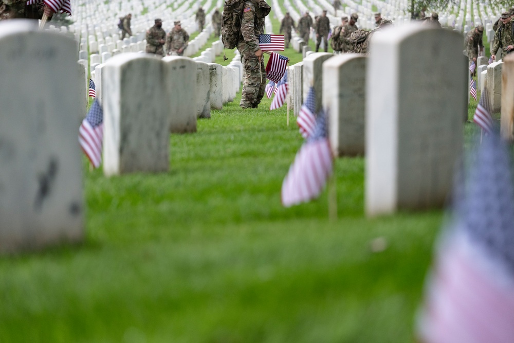 Flags In at Arlington National Cemetery 2025