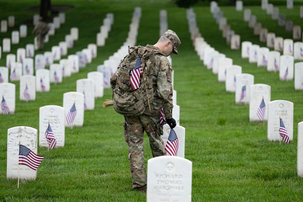 Flags In at Arlington National Cemetery 2025