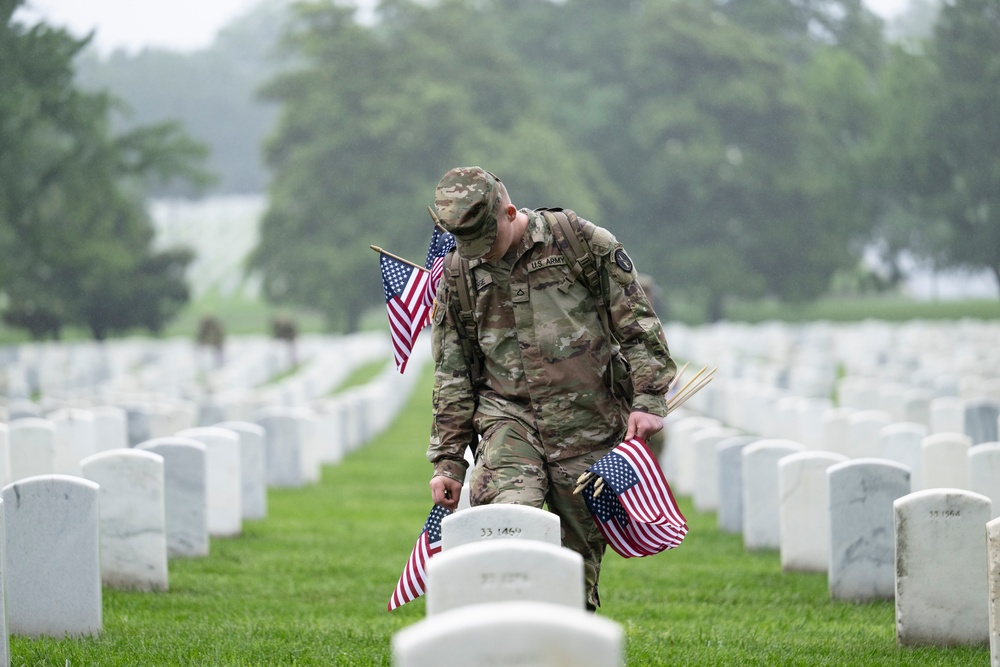 Flags In at Arlington National Cemetery 2025