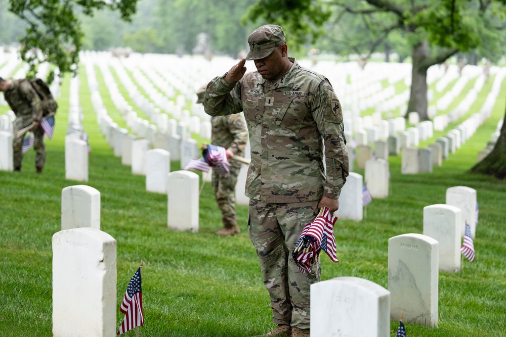 Flags In at Arlington National Cemetery 2025