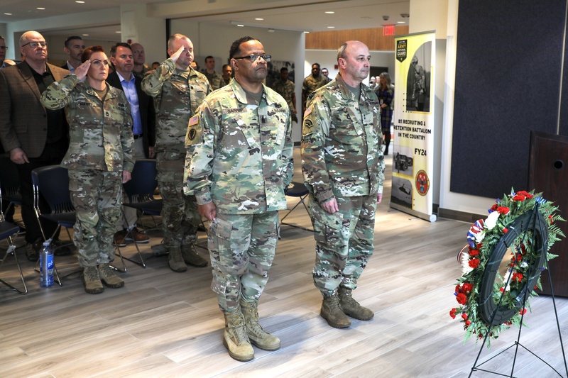 New York National Guard headquarters marks  Memorial Day with short ceremony