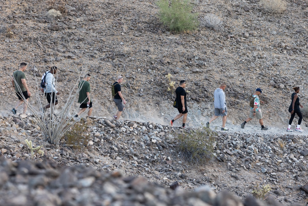 3rd MAW Leaders Hike Telegraph Pass