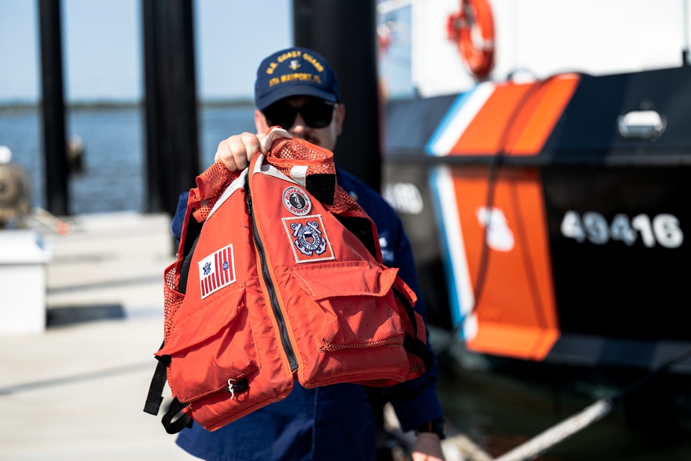 Coast Guard promotes life jacket safety during National Safe Boating Week