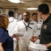 USS New York Sailors eat lunch with New York Council Navy League