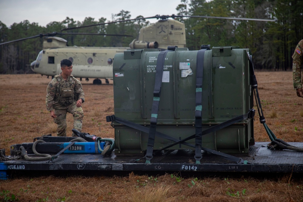 2-3 GSAB sling-load training with 2nd Armored Brigade Combat Team