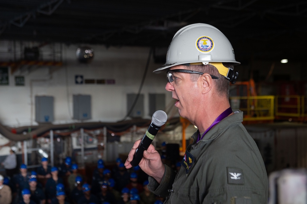 USS John C. Stennis (CVN 74) All Hands Call