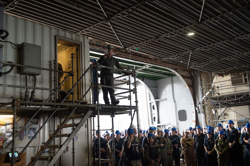 USS John C. Stennis (CVN 74) All Hands Call