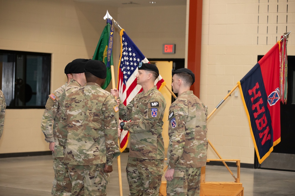 Fort Drum Law Enforcement Company Holds Change of Command Ceremony